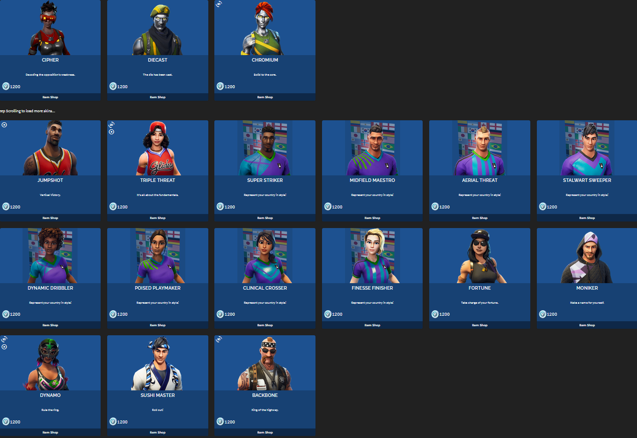 Tous Les Skins Fortnite Breakflip Actualit S Et Guides Sur Les Jeux Vid O Du Moment